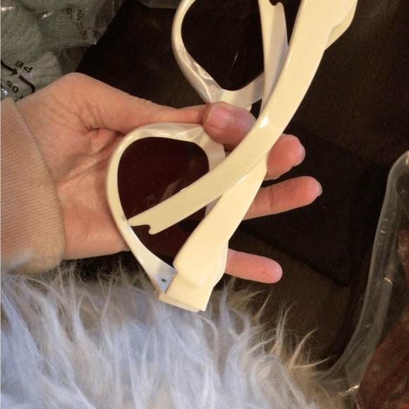 NEW! Karen Walker Bow Wow ivory sunglasses main image 5